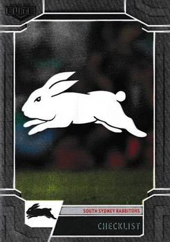 2020 NRL Elite - Silver Specials #SS100 South Sydney Rabbitohs Checklist Front